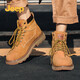 Jeep Jeep Martin Boots Klassiker Retro gelbe Stiefel Arbeitschoot