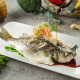 Frais à frais, congeler trois, retirer le bar blanc de la banane, retirer les écailles, retirer les branchies, retirer les organes internes, le poisson frais, le poisson en haute mer, les fruits de mer, 3, retirer le bar blanc de la banane, 2100g (1050g * 2 paquets)