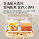Joyoung electric stew pot for 1-2 people, electric stew cup, water-proof stew pot, porridge pot, medicine pot, timer, multi-function pot, upper steamer, stewer, egg cooker, soup pot, food supplement pot GD189 with steamer and two stew pots 0.5*2= 1L