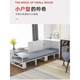 机灵的一休办公室隐形午休折叠床四折午睡入柜式幼儿园小学生教室学校托管床 标准款入柜床灰色-宽80单床