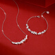 Fanci Fanqi Wisteria Smile Collar Pulsera para mujeres Juego de mujeres Cadena de regalo de la clavícula Regalo de cumpleaños de la novia