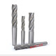 Inlaid carbide spiral milling cutter with extended blade tungsten steel end mill straight shank taper shank 4 flutes 30 32 40 * 200 30 * 80 flute length * 4 flutes