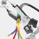 Fukuoka Tools electrician comprehensive multi-functional pliers wire stripping pliers needle nose pliers cutting industrial grade seven-in-one