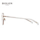 Bolon Tyrannosaurus Brille Myopia Gläser Rahmen polygonaler großer Rahmen Retro-Freizeitrahmen für Männer und Frauen BJ6173 B93 ROSE-GOLD-Transparent-Rahmen empfohlen L-you visueller HD-Film 1.60 (innerhalb von 600 Grad)