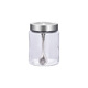 Baijie sealed seasoning jar seasoning box glass seasoning bottle set kitchen salt jar spice moisture-proof stainless steel storage box