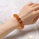 Etkoll Collection Brazilian Citrine Body Purification Bracelet Lucky Crystal Bracelet Same Style for Men and Women as Gifts 7mm Collection Grade
