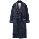 Yamulan Invierno 100 Coderero de algodón Basca de baño Batrocarril Pajamas engrosado de algodón de algodón puro Algodón largo Long Plus Sally Men's Estilo A1049-Tres en espesor de algodón de algodón engrosado de algodón interior y exterior 175 (XL)