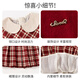 Banxidi girls dress spring new fashion children's knitted princess dress baby one-year-old dress spring and autumn cardigan skirt red 120