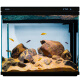Sensen Ultra White Glass Fish Tank XHE-380 (Black) Oxygenating Living Room Small Desktop Home Aquarium Free of Installation