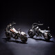 Miyi Harley motorcycle model office desktop ornaments iron retro bookcase decorative cabinet crafts ornaments bronze