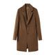 RIVERSTONE [Clear spécial] Liushi Men de laine double face pour hommes pour hommes longs Veste en laine pour hommes L / 175