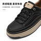 Sept Wolves Chaussures masculines Chaussures de travail rétro d'été