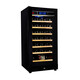 Aokeer AKE-28 red wine cabinet compressor constant temperature wine cabinet beverage refrigerator display cabinet wine cabinet household small vertical office with lock Ming handle brown wood grain