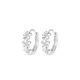 Nilan platinum earrings new pt999 diamond earrings for women small flowers simple 18th birthday gift PT950 flower earrings