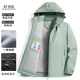 
Yalu plush jacket for women, Korean version, small short windproof and warm windbreaker ins casual single-layer mountaineering jacket 9930S Zip Powder-women [solid color] XL