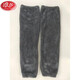 LangSha air-conditioned warm foot leggings for old cold legs, double-sided velvet knee pads, coral velvet warm-keeping artifact, matching companion, Korean version, lake blue knee pads without socks