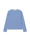 LACOSTE 法国鳄鱼女装24春季设计感条纹休闲长袖T恤TF9207 iup/蓝白拼色 32/150