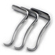 Golden Bell Shanghai Gancho vaginal 16cm Obstetricia y ginecología de acero inoxidable Vagina profunda Retractor bidireccional 3890 F20030
