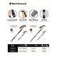 Black Diamond outdoor professional trekking pole carbon ultra-light telescopic walking pole bd trekking pole 112514 same style for men and women 112514 one (length 61-1