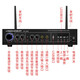 Lingheng Wireless Bluetooth-Verstärker aktiver Deckenlautsprecher Wandmontage Audio Audo Outdoor wasserdichte Sound Lautsprecher Set Einkaufszentrum Restaurant Supermarkt Hintergrund Musik Broadcast System Wireless Sender Host + 2 My-ls601 Wireless Decke