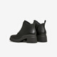 Heshe (Tata) Winter Mall gleich vielseitig Cowide Casual Martin Boots Frauenstiefel Neu 7BU53DD3 Schwarz (Single) 34