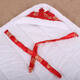 Acacia Tong baby blanket autumn and winter thickened baby warm blanket for outings newborn red blanket swaddle full moon gift Wufulinmenhong autumn and winter thicker version 8-20 90*90