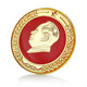 Ai Shao talks about Chairman Mao badge badge, great man's head, golden 3cm wheat ear badge, new brooch collection commemorative medal, Chairman Mao wheat ear 2cm badge