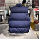 耐克（NIKE）棉服男装春秋新款户外跑步服防风保暖马甲背心外套 FB7374-410藏青蓝 L