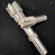 XMSJ Moulin à extrémité hélicoïdale XMSJ Gold Putch 20304 Soudage de bord en mateau de tungstène Handle MOHS CONE HANDE GROUEUR KEARY VOIE