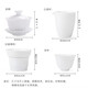 Feixiang mutton-fat jade Kung Fu tea set for home living room simple office reception Dehua white porcelain tureen tea cup mutton-fat jade tea set - magnolia cup type 10 pieces 2022 new white porcelain tea set