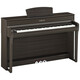 Yamaha Electric Piano CLP725/735/745 Series High-end Imported Vertical Smart 88 Key Heavy Hammer Household Digital Piano Original Imported CLP735DW Walnut + Full Set Gift Pack