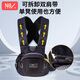 纽贝乐（NewBealer）婴儿背带腰凳双肩横抱式抱娃神器新生儿摇篮宝宝多功能前抱式抱带 伊亚晶黑：双肩横抱，新生儿摇篮