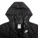 Nike (NIKE) two-piece nike women's suit, fashionable and breathable sportswear, hooded jacket, foot-collar trousers, DM6180-010/single-piece black jacket/suggested to take a size smaller XL