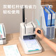 得力财务凭证装订机档案手动打孔机办公热熔铆管文件会计装订机加厚 3881标配+备用钻刀1支