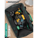 GREENER tool bag, durable, multi-functional repair storage bag, portable wear-resistant electrician's special canvas storage bag, 20-inch classic extra large model, steel ring reinforced double layer thickness