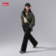 李宁（LI-NING）CF溯运动裤女子夏季户外宽松垂感直筒运动长裤子AYKU724