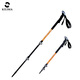 Kilima heavy-duty aluminum alloy telescopic trekking pole with metal buckle heavy-duty outdoor mountaineering and hiking self-defense L05 bright orange one