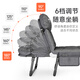Stable folding bed lunch break folding bed single bed lounge chair camp bed office nap bed eight feet waist belt