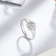 Liuguifu Jewelry Platinum Ring Women's PT950 Blossom Platinum Ring Birthday Gift Ring 3.20g