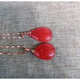 Chishe Natural Argentinian Rhodochrosite Pendant, Ice Color Ruddy, Women’s Marriage Stone Gift Accessories 1%23