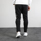 阿迪达斯 （adidas）男裤2025春季新款运动裤跑步训练舒适透气休闲长裤 DT9901/黑色/侧边撞色三条纹 S