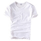 Extreme linen basic round neck slub cotton T-shirt for men, casual thin, white, slim, soft, Japanese style, versatile men's T-shirt, white XL (140-160Jin Jin is equal to about 0.5 kg)