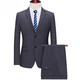 JEEP羊毛西服套装男士中年商务职业正装结婚礼服外套 (款16)：ZYXF16836 藏青 (单开叉 46 (165/84A)