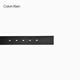 Calvin KleinJeans men's business gentleman style casual double-sided with ck letter metal buckle belt belt holiday gift