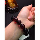 Canbei 7A grade amber blood amber bracelet blood amber round bead single circle bracelet for men and women amber beeswax synthetic blood amber bracelet blood