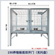 HKML dog cage large dog outdoor with toilet sturdy Labrador Golden Retriever German Shepherd reinforced medium dog kennel single layer 190 breeding board bottom double open cage Henan, Shaanxi