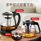 Jingyanxuan teapot tea water separation large capacity household glass teacup office tea set complete set 1000mL teapot + 4 lotus cups