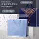 Grace's high-end light luxury five-star hotel towels and bath towels three-piece gift box set souvenirs for women's day Turkey gift box-Peacock Blue