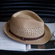 El nuevo verano de Tochino, transpirable y transpirable, sombrero de paja, sombrero de paja, hombres y mujeres, la cabeza del sol, protección solar, la protección del sol, el sombrero de jazz de jazz, el código regular Mhaki Código regular M (55-57.5cm) con cuerda a prueba de viento