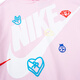 Nike Nike pour enfants pour enfants Sweat à capuche en coton pour filles printemps et automne pour enfants confortable Terry Casual Tops Petit bébé